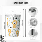 Lions Small Stainless Steel Travel Mug Cup 12oz/350ml Small Travel Mug animal Printed Offshore