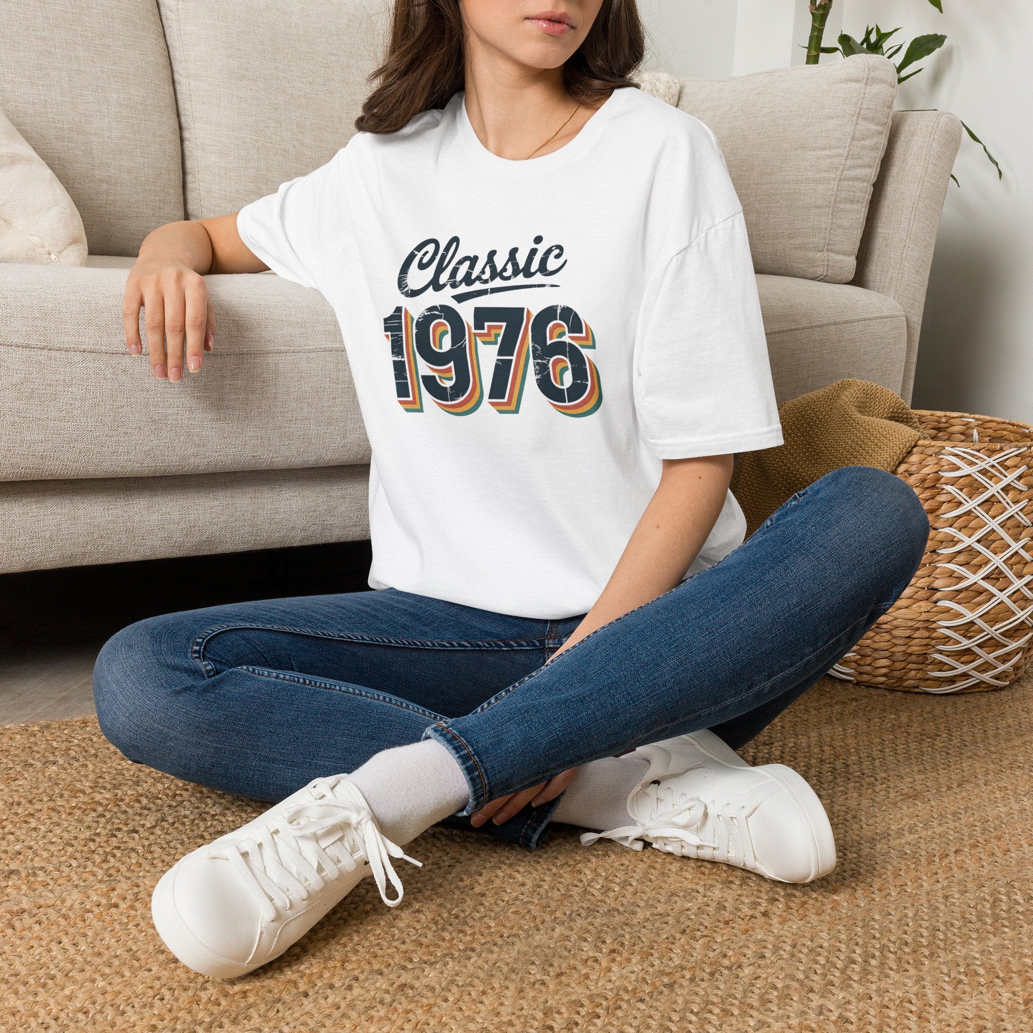 Turning 50, Classic 1976 Unisex Softstyle T-Shirt T-Shirt Australian Printer Birthday
