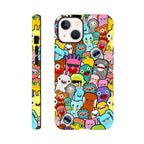 Crazy Cartoon Creatures - Apple iPhone - Tough case iPhone 13 iPhone Tough Case Globally Fulfilled