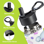 Zen Koala 12oz Kids Water Bottle with Straw Lid