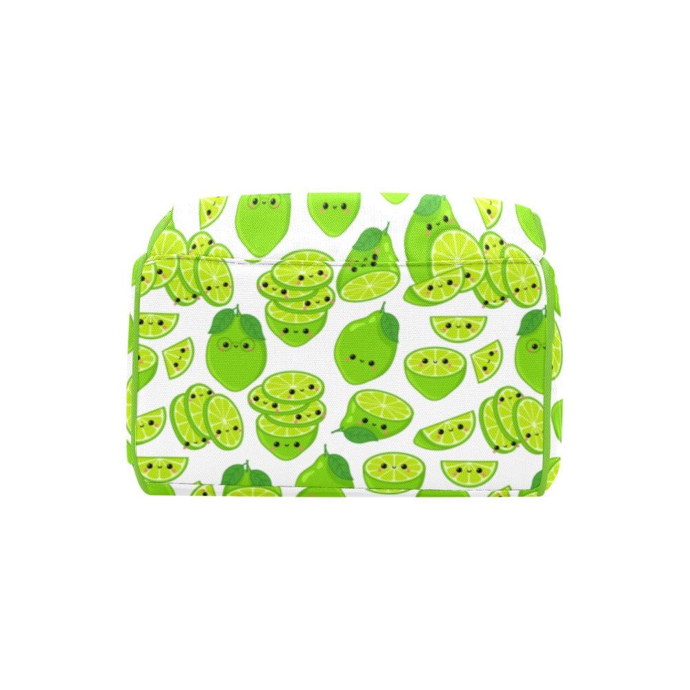 Cute Limes - Multi-Function Backpack, Nappy / Diaper Bag