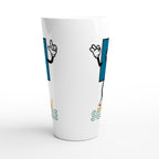 I'm A Total Square - White Latte 17oz Ceramic Mug Latte Mug Globally Fulfilled Maths