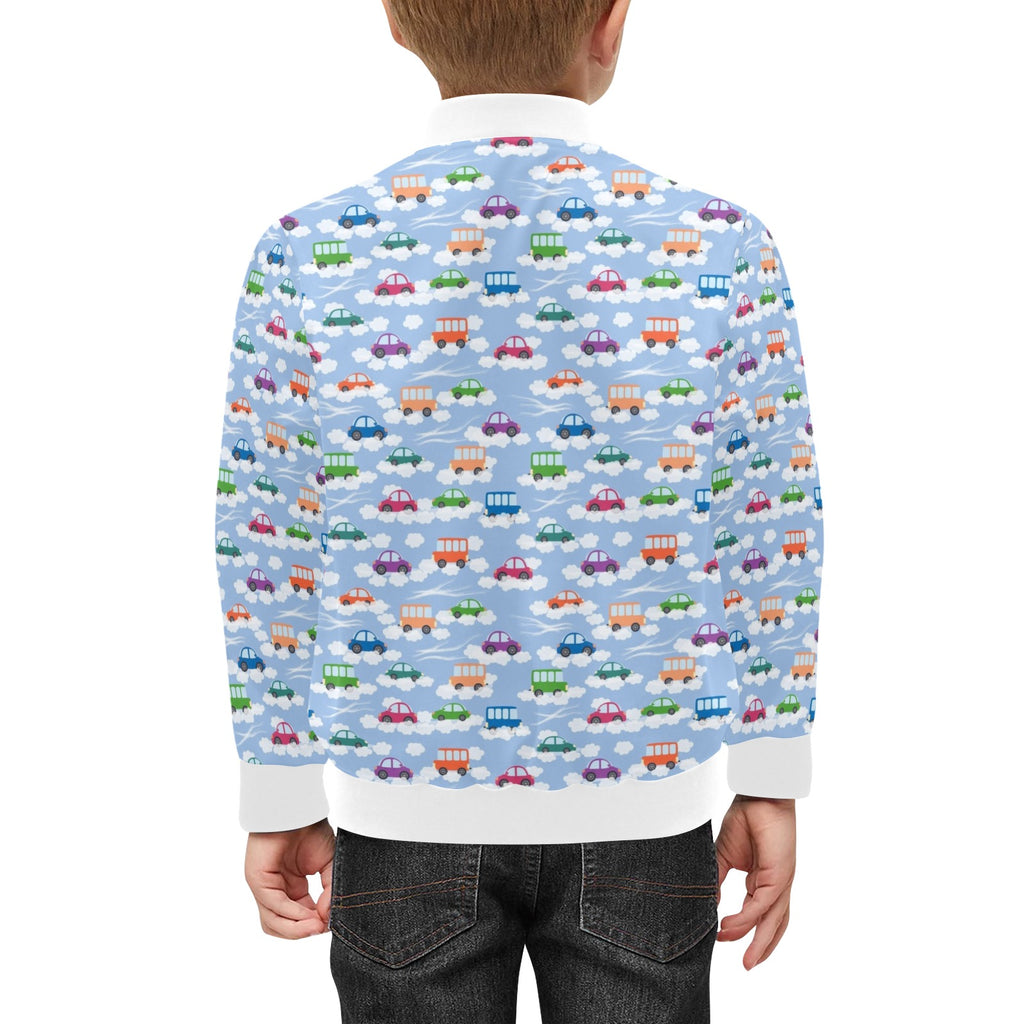 Colourful Cars Kids Bomber Jacket