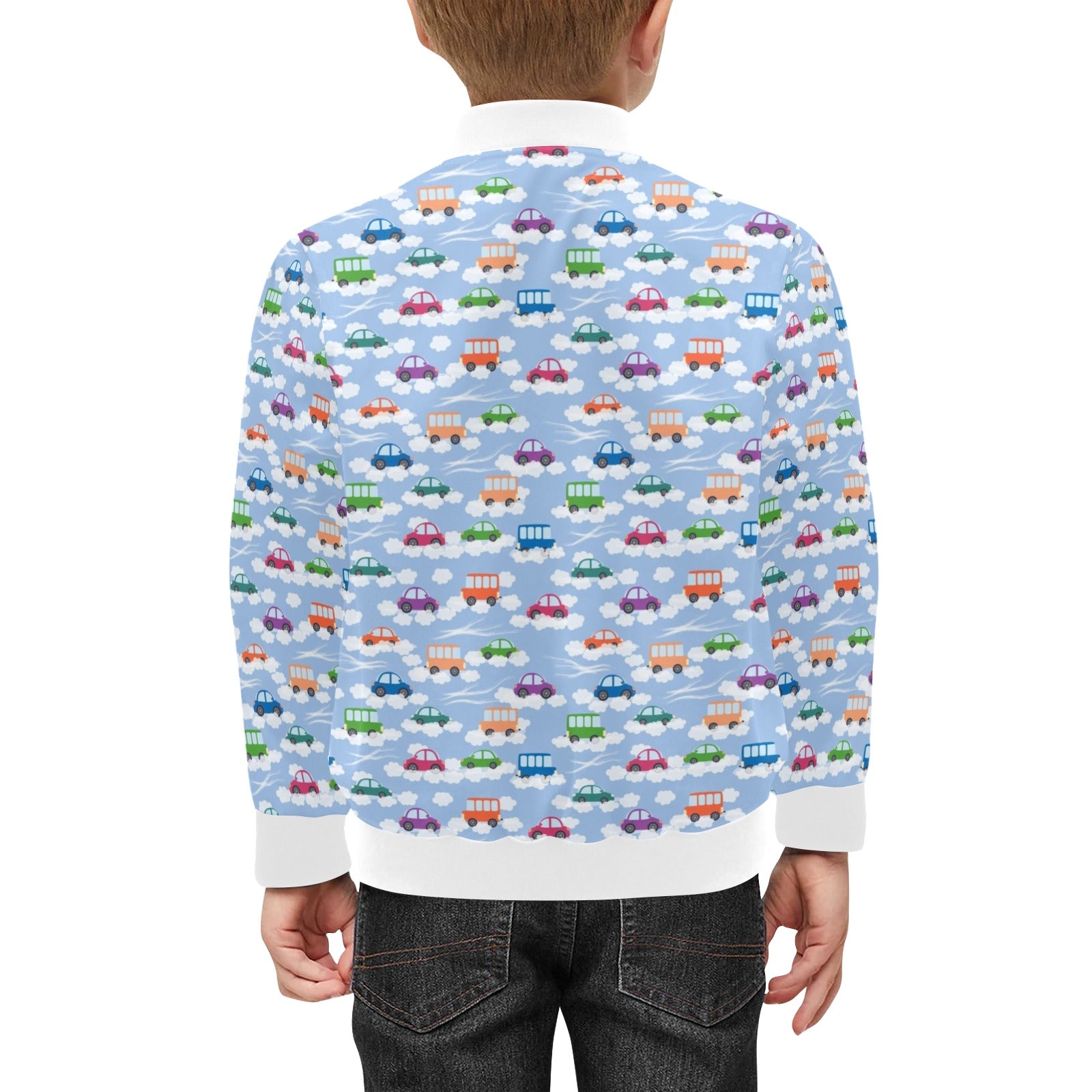 Colourful Cars Kids Bomber Jacket