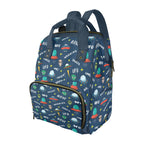 UFO's And Aliens Multi-Function Backpack, Nappy / Diaper Bag One Size Multi-function Backpack, Nappy / Diaper Bag Printed Offshore Sci Fi