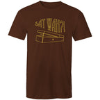 Say Wah, Guitar Pedal - Mens T-Shirt Dark Chocolate Mens T-shirt Music Printed In Australia