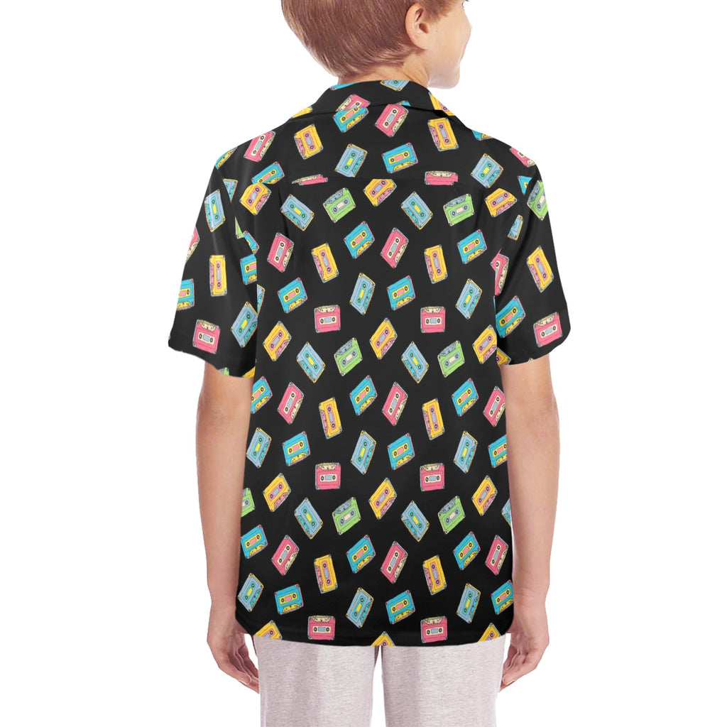 Colourful Cassettes Senior Kids Hawaiian Shirt