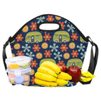 Hippy Caravan - Neoprene Lunch Bag Neoprene Lunch Bag Printed Offshore