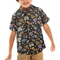 Retro Music Mix - Junior Kids Hawaiian Shirt