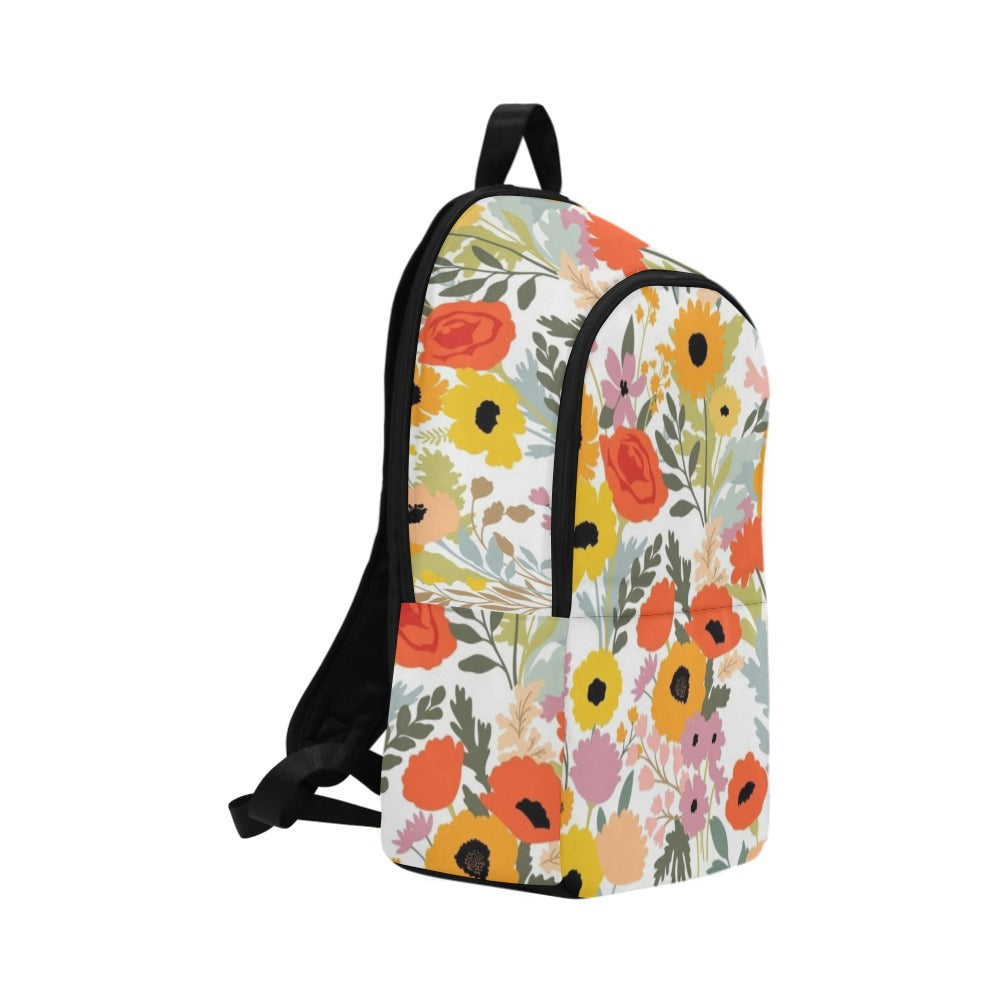 Fun Floral - Fabric Backpack