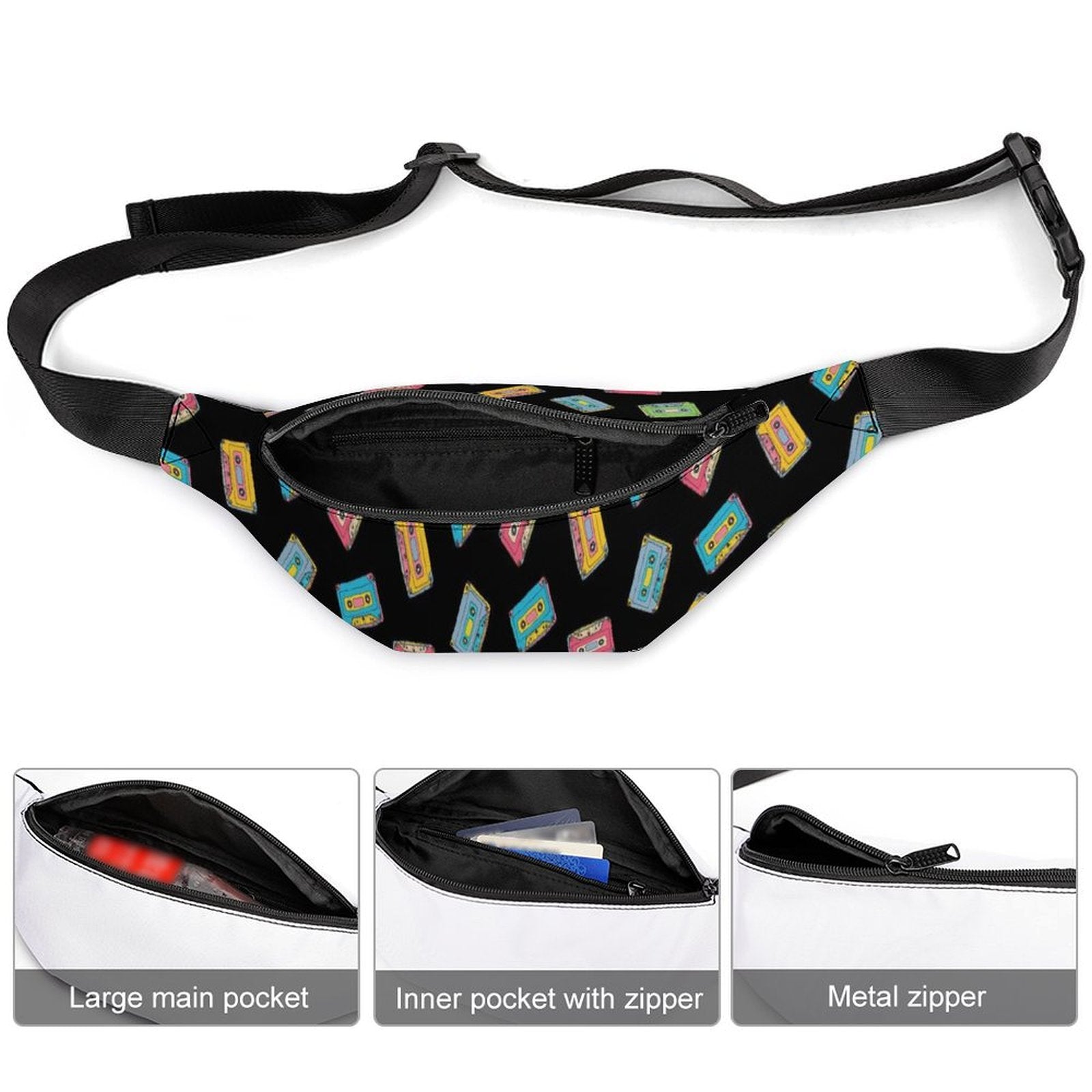 Cassette Tapes - Bum Bag / Fanny Pack