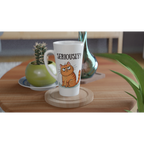 Cat Seriously? - White Latte 17oz Ceramic Mug Latte Mug animal Globally Fulfilled