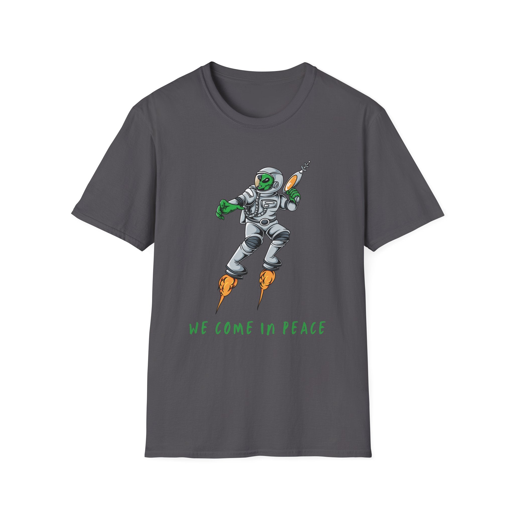 Alien, We Come In Peace - Unisex Softstyle T-Shirt