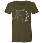 Mummy Needs A Coffee - Womens T-shirt Army Womens T-shirt Coffee Mum Printed In Australia