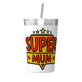 Super Mum Small Stainless Steel Travel Mug Cup 12oz/350ml