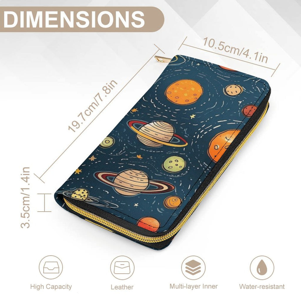 Galaxy -  PU Leather Wallet