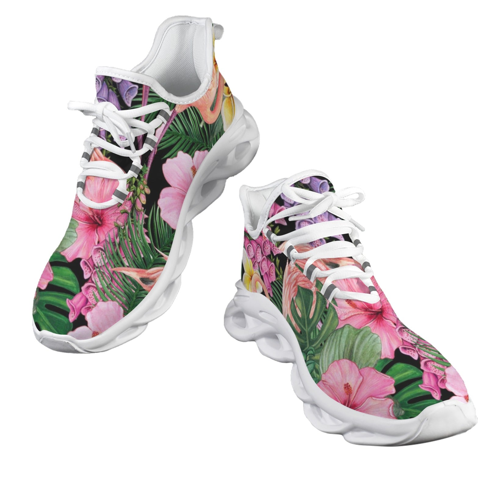 Pink Jungle Women's Twisted Sole Sneakers