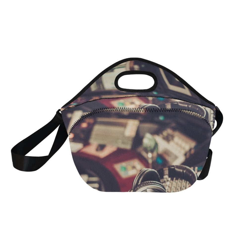 Sound Desk - Neoprene Lunch Bag Neoprene Lunch Bag Printed Offshore