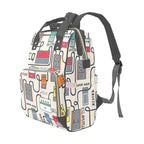 Guitar Pedals - Multi-Function Backpack, Nappy / Diaper Bag