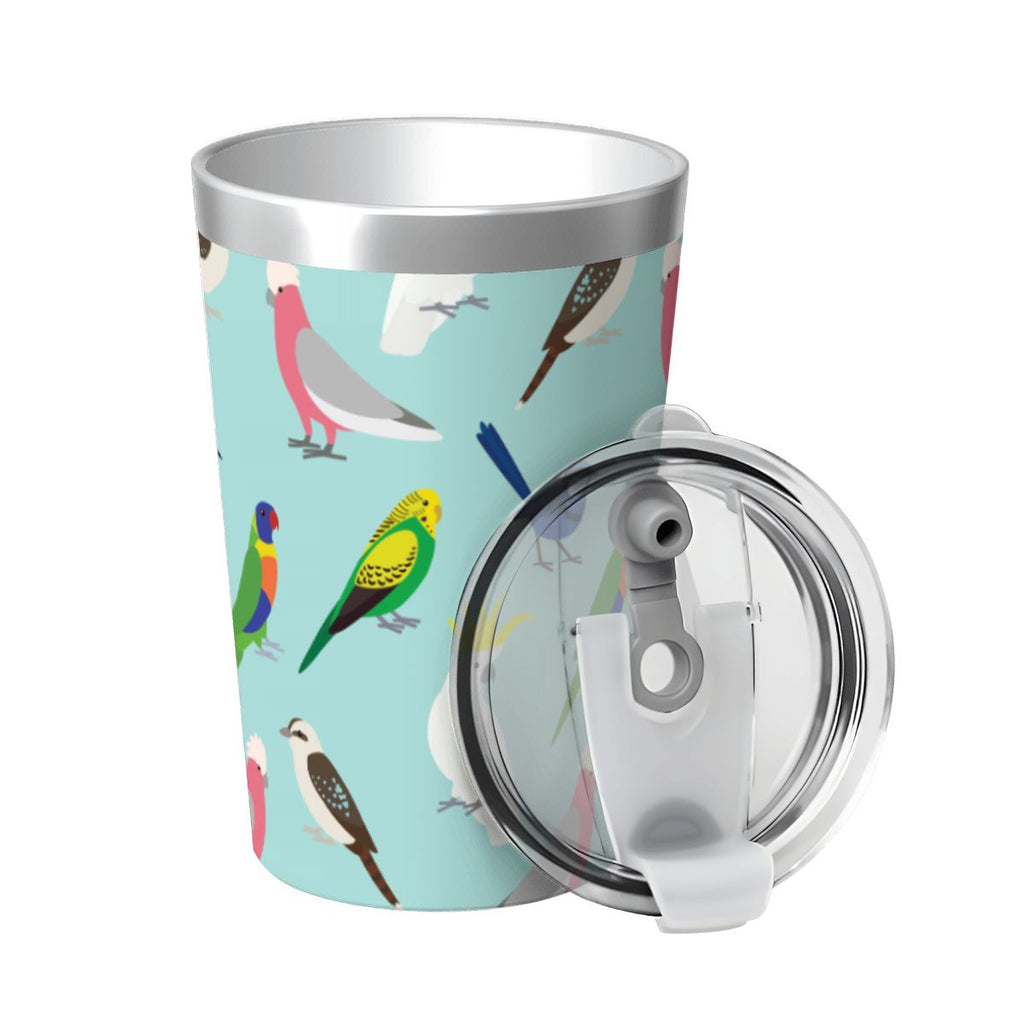 Australian Birds Small Stainless Steel Travel Mug Cup 12oz/350ml