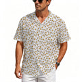 Eggs Abstract Men's Crinkle Hawaiian Shirt