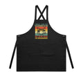 In My Head I'm Drumming AS Colour Carrie Apron Black One Size Apron Music Printed In Australia