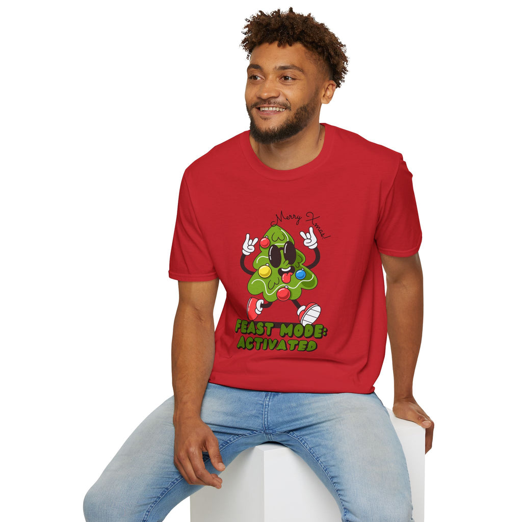 Christmas Feast Mode Activated - Unisex Softstyle T-Shirt