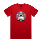 Coffee, Alien, UFO, Take Me To Your Brewer Men's AS Colour T-shirt Red Mens T-shirt Coffee Printed In Australia Sci Fi