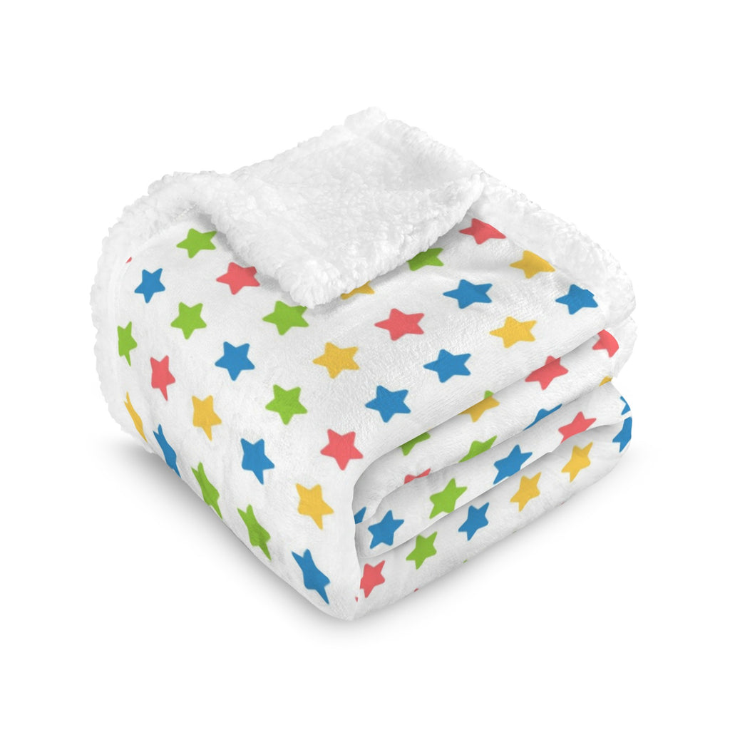 Stars - Double-Layer Fleece Blanket 51"x59"