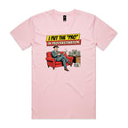 I Put The Pro In Procrastination, Retro Gentleman Men's AS Colour T-shirt Pink Mens T-shirt comic Printed In Australia