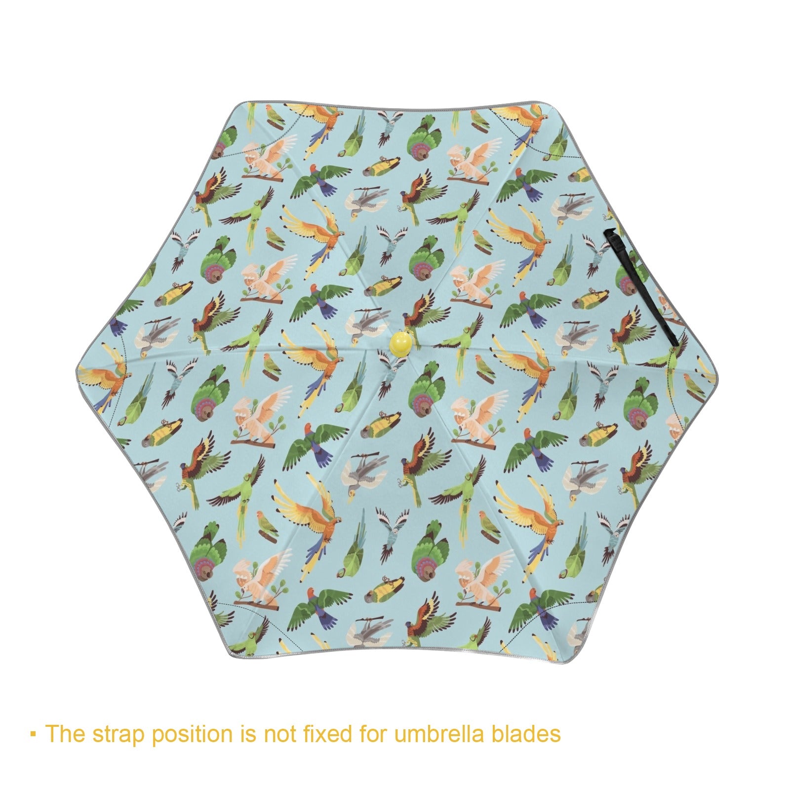 Parrots Kids Safe Round Corner Umbrella Kids Safe Round Corner Umbrella animal Birds Printed Offshore