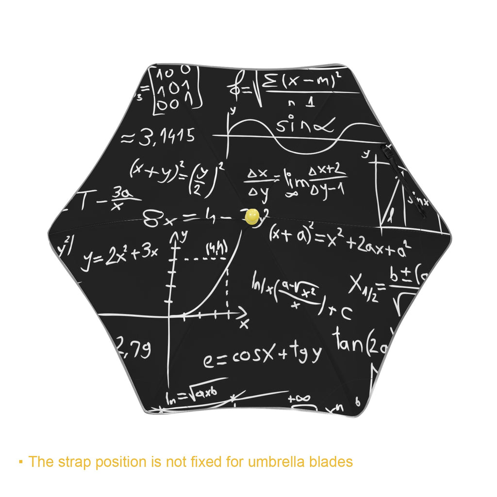 Equations Kids Safe Round Corner Umbrella Kids Safe Round Corner Umbrella Maths Printed Offshore