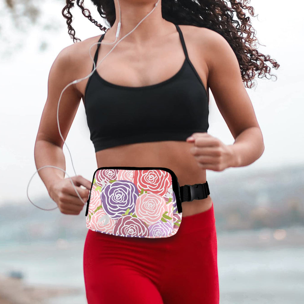 Abstract Roses - Belt Bag