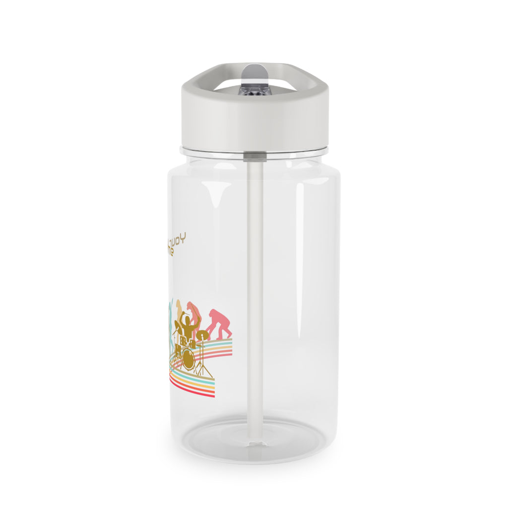Personalised - Drummer Evolution - Clear Tritan Water Bottle