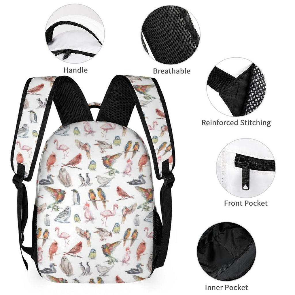 Birds Of A Feather Backpack, Lunch Bag & Pencil Case Set