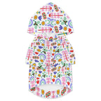 Rainbows And Butterflies Pet Hoodie (Large Size)