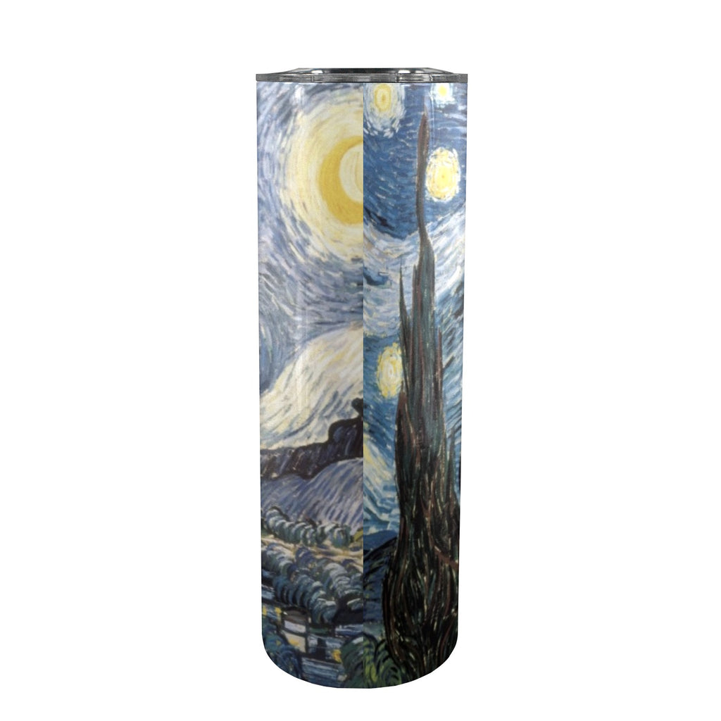 Starry Night 20oz Tall Skinny Tumbler with Lid and Straw