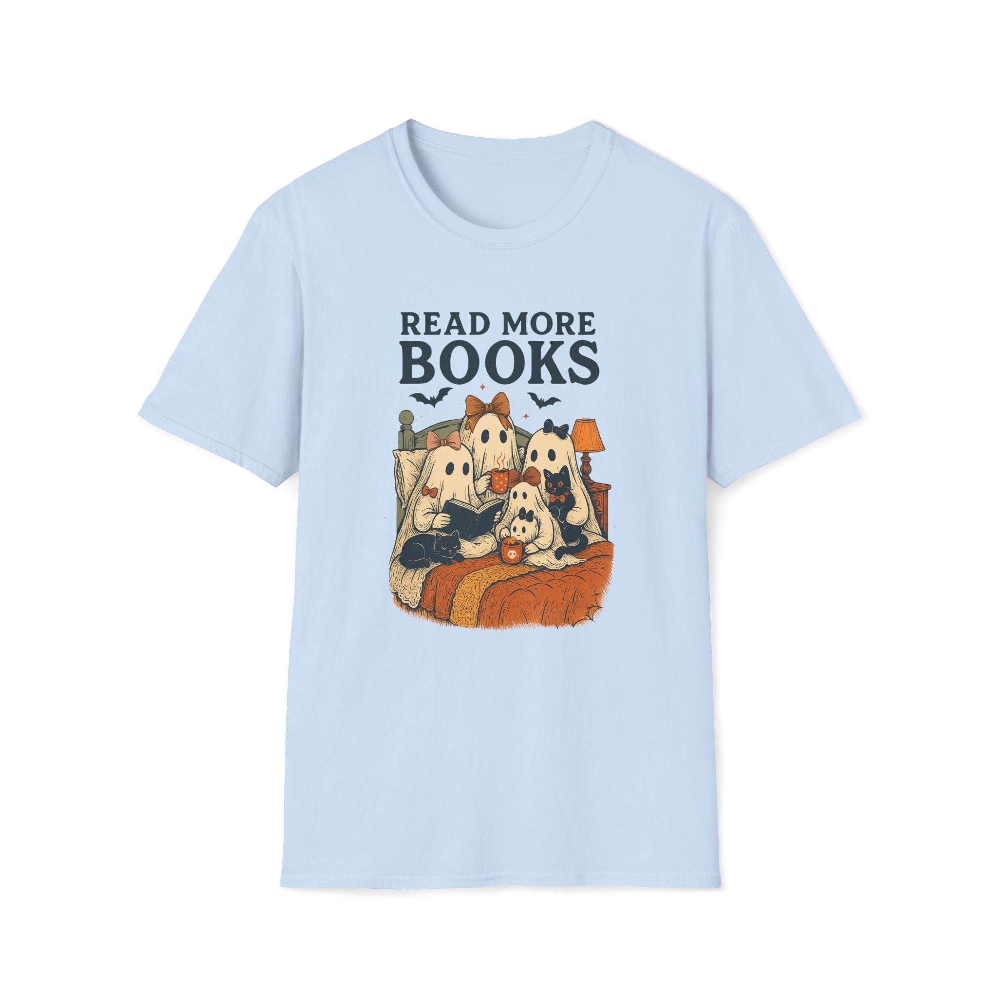 Read More Books, Ghosts - Unisex Softstyle T-shirt