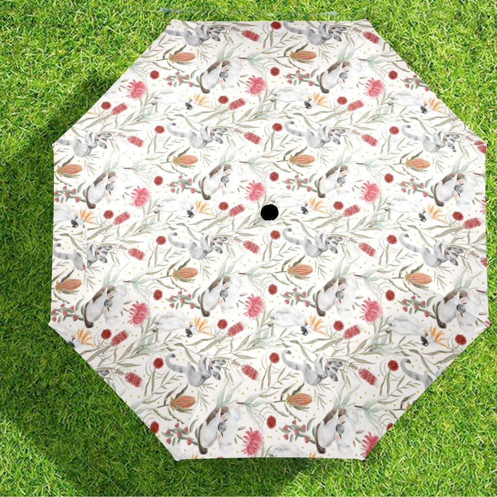 Australian Plants And Animals Umbrella