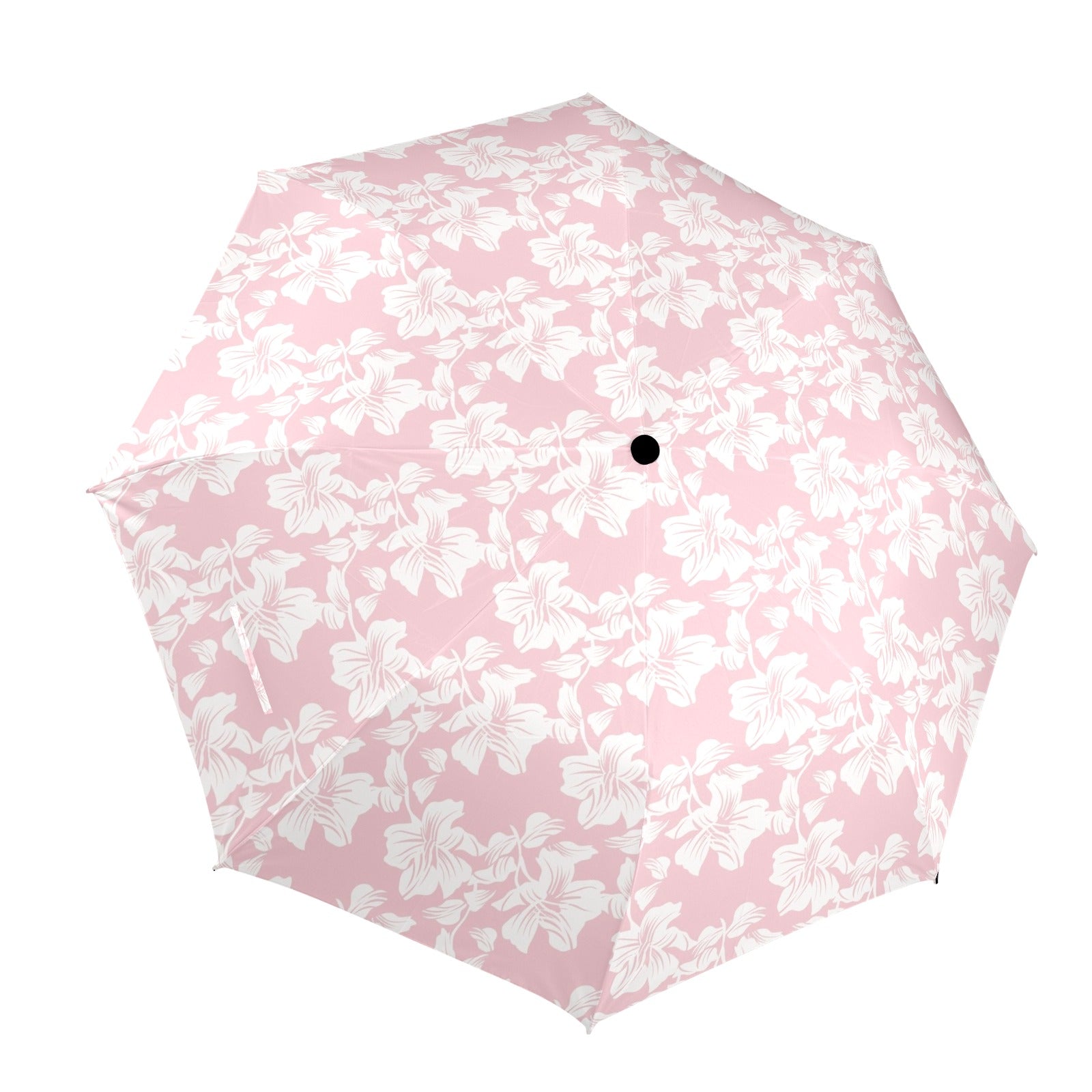 Pink Hawaiian Floral Umbrella One Size Umbrella Plants Printed Offshore