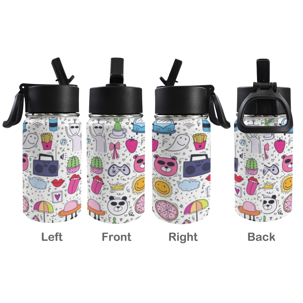 Bright Life 12oz Kids Water Bottle with Straw Lid