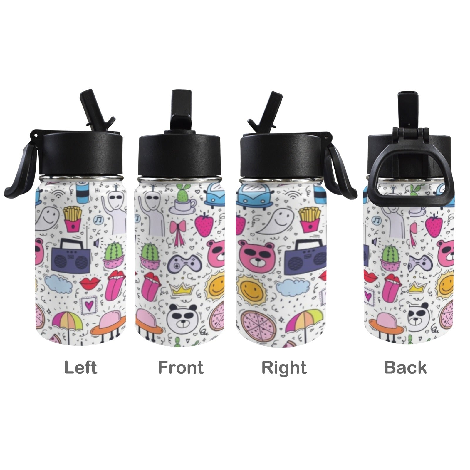 Bright Life 12oz Kids Water Bottle with Straw Lid