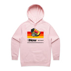 Camera Film, Now We Wait Women's AS Colour Hoodie Pink Womens Hoodie Printed In Australia Retro