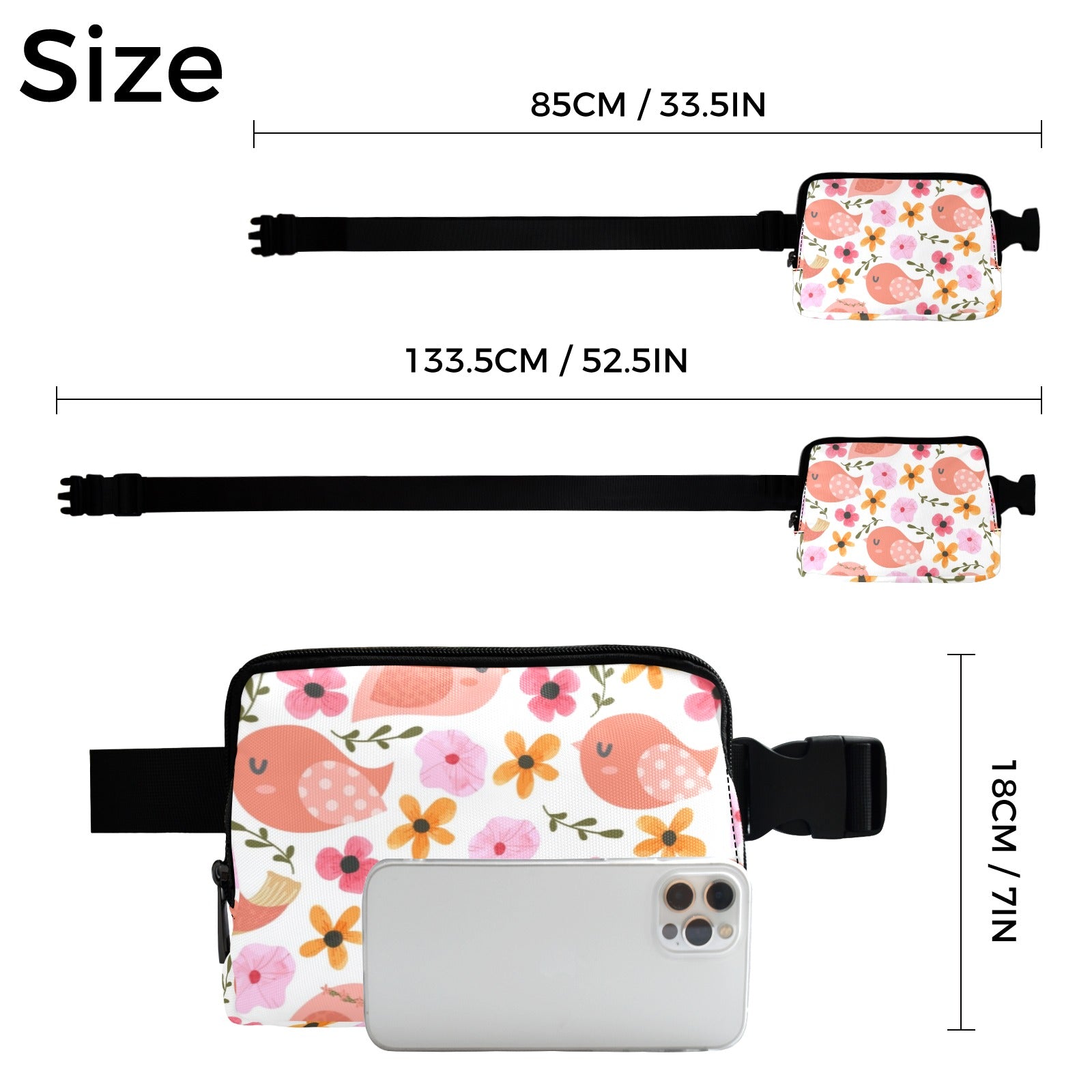 Lovely Birds - Belt Bag