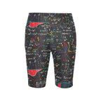 Colourful Maths Formulas Women's Bike Shorts With Side Pockets Women's Bike Shorts Maths Printed Offshore