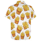 French Fries / Chips - Women's Short-Sleeve Button Up Shirt