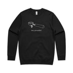 Stay Grounded, Coffee Portafilter AS Colour Stencil Crew Sweatshirt Unisex Black Sweatshirt Coffee Printed In Australia