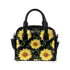 Painted Sunflowers Shoulder Handbag