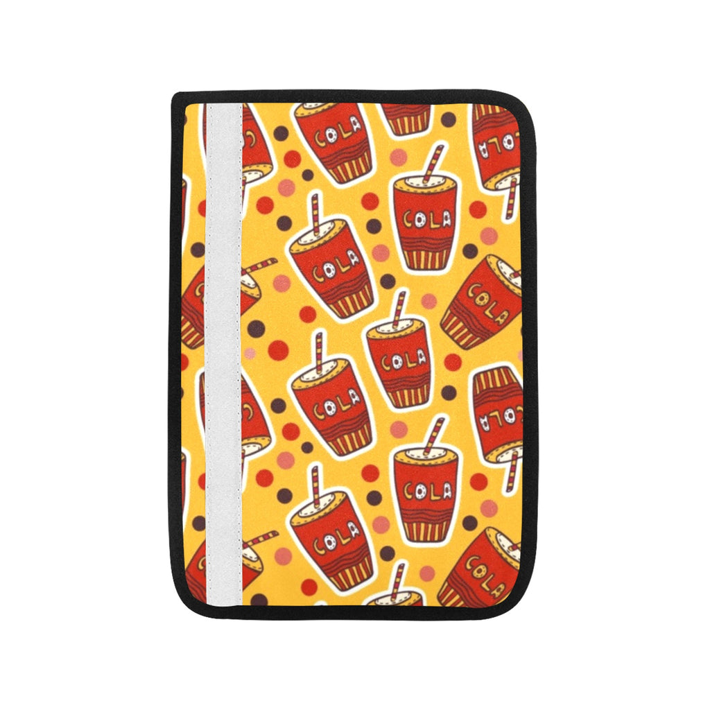 Cola Car Seat Belt Cover 7''x10'' (Pack of 2) Car Seat Belt Cover 7x10 (Pack of 2) Food Printed Offshore