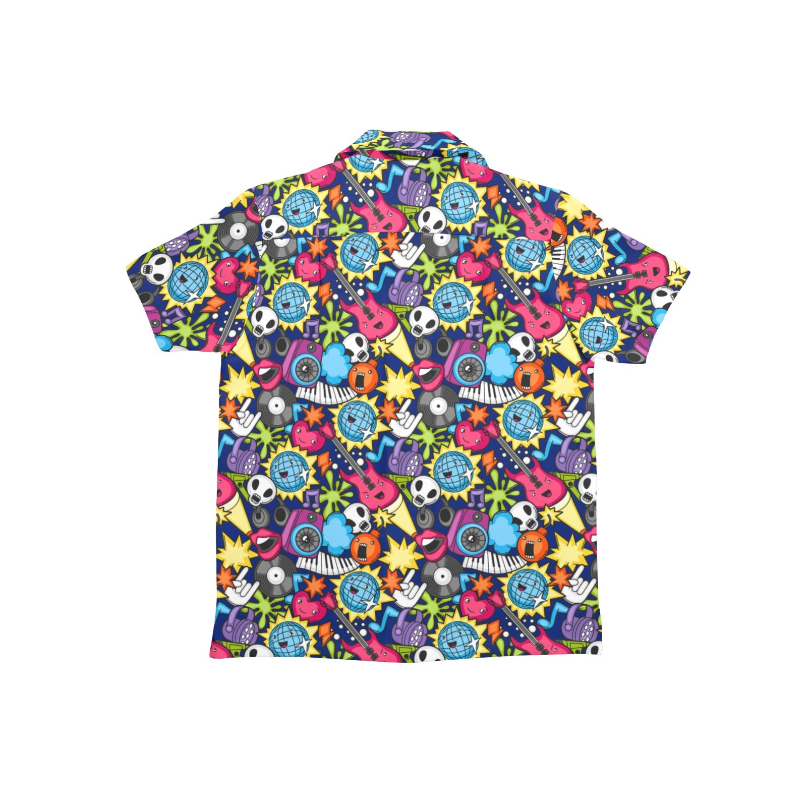 Sticker Music - Junior Kids Hawaiian Shirt